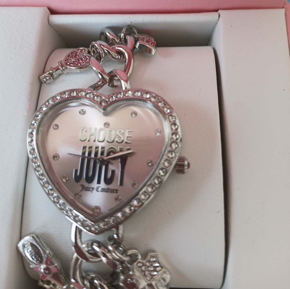 Juicy Couture Heart Charm WATCH